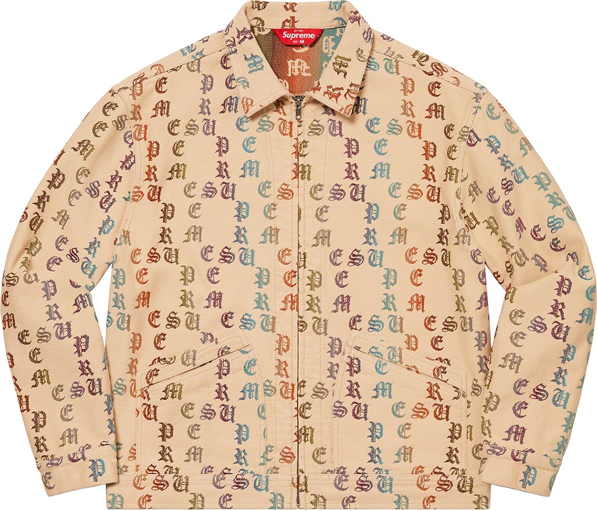 Gradient Jacquard Denim Work Jacket view 11